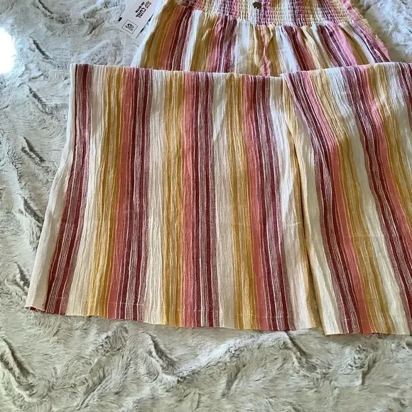 Nwt Rip Curl High Waist Wide Leg Striped Pants Size Large - Picture 15 of 16